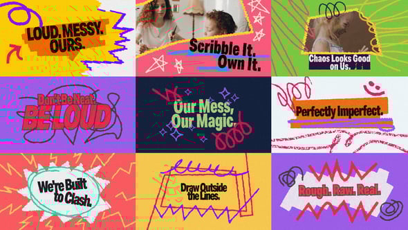 Videohive Chalk Scribble Text