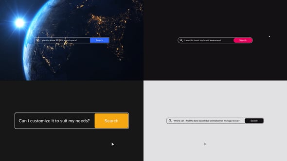 Videohive Search Bar Logo Reveal 59483087