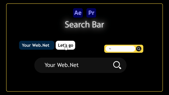 Videohive Search bar (Ae + Pre)