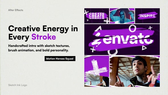 Videohive Sketch Ink Logo