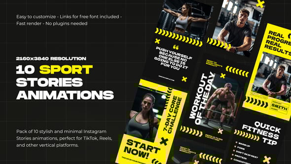 Videohive Sport Stories