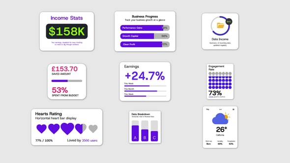 Videohive Infographic Widgets Template