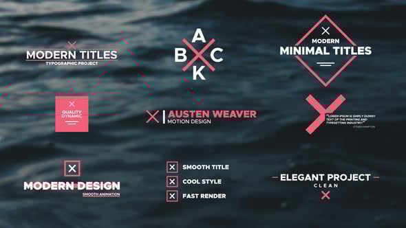 Videohive Modern Titles 58839937