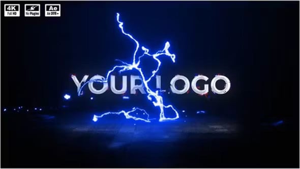 Videohive Lightning Logo Reveal 59597981