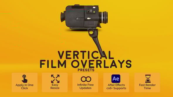 Videohive Vertical Film Overlays
