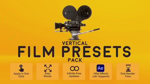 Videohive Vertical Film Presets Pack