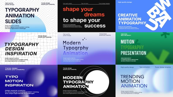 Videohive Modern Typography 58942816