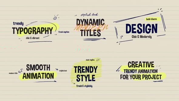 Videohive Eye-catching Scribble Titles