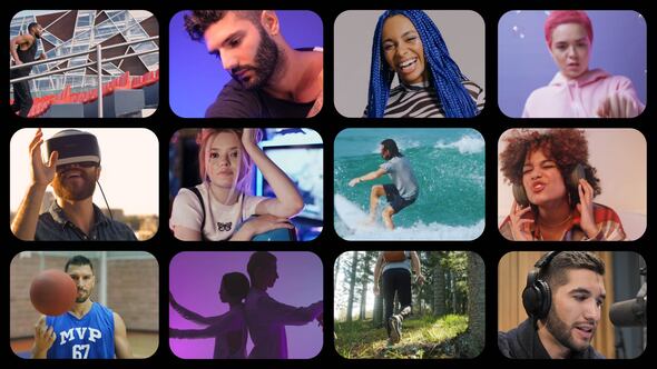 Videohive Bento Style Opener