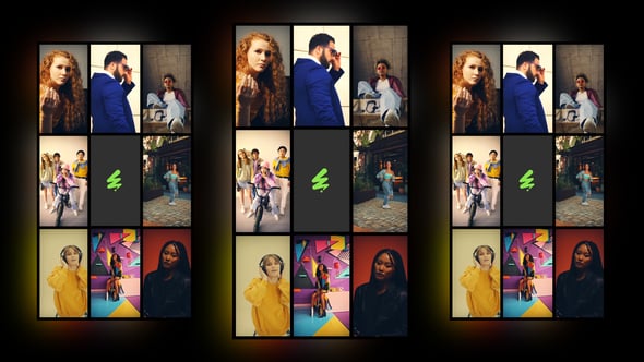 Videohive Splitscreen Instagram Opener | Vertical Version