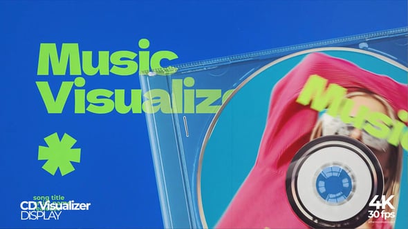 Videohive CD Visualizer Display Promo