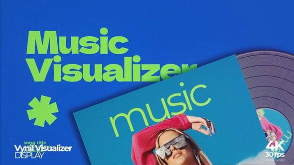Videohive Vinyl Record Visual Display