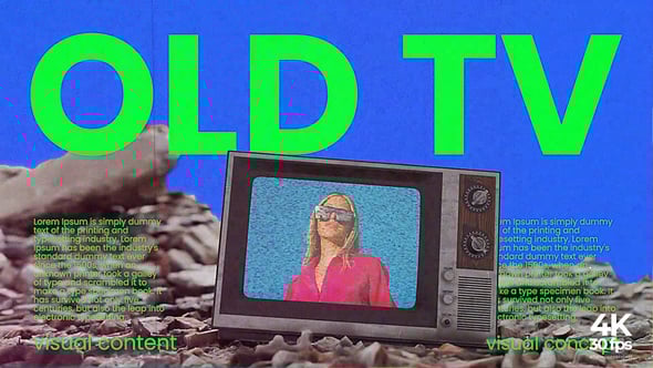 Videohive Old TV Visual Ruins