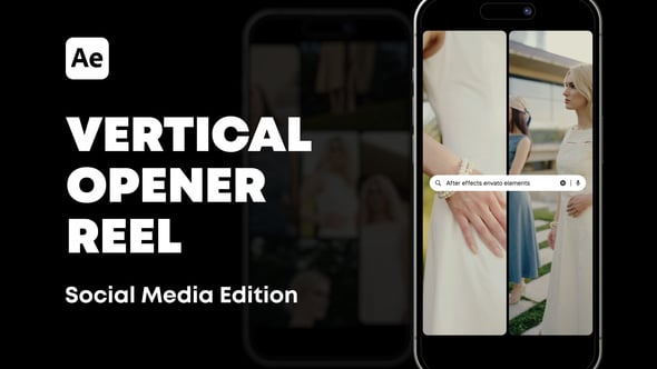 Videohive Vertical Reel Opener