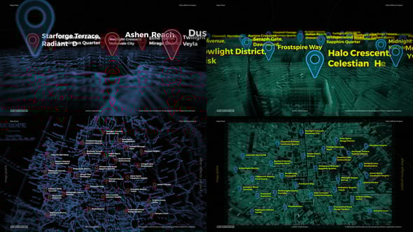 Videohive Map Markers Location – Map Points