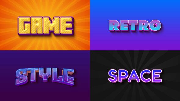 Videohive Text Effect – Retro Style 01