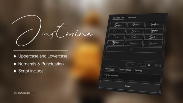 Videohive Animated Typeface – Justmine