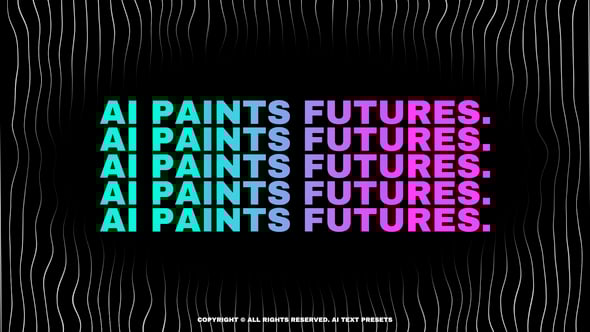 Videohive AI Text Presets 59917761