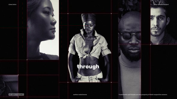 Videohive Line Intro – Grid Intro