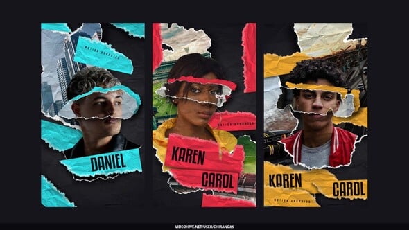 Videohive Crumple Tape Paper Stories