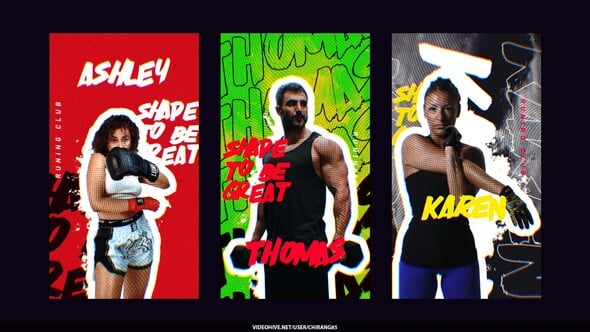 Videohive Sports Gym Stories