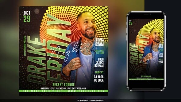 Videohive Dj Flyer Stories v23