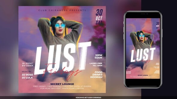 Videohive Night Club Flyer v24 59803705