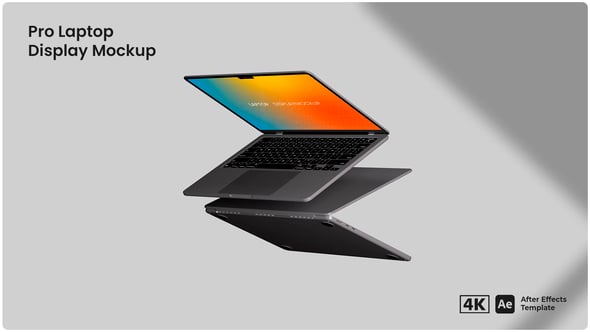 Videohive Pro Laptop Display Mockup