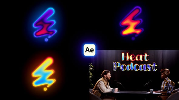 Videohive Heat Map Text Logo Creator