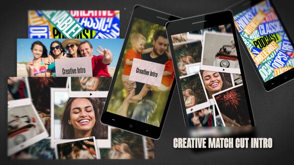 Videohive Creative Intro| Match Cut | Horizontal & Vertical