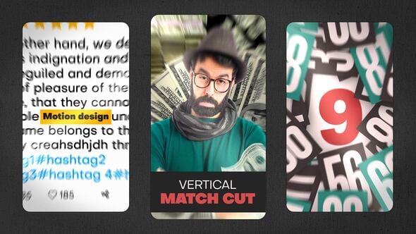 Videohive Vertical Match Cut