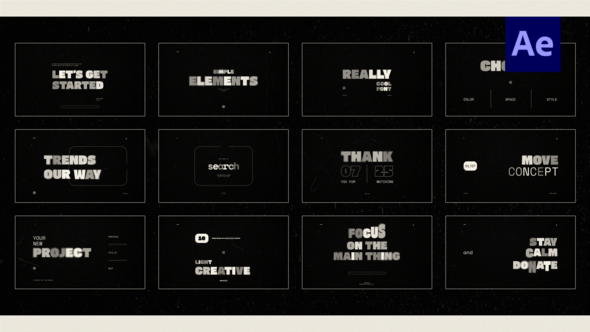 Videohive Big Rhythm Titles /Ae