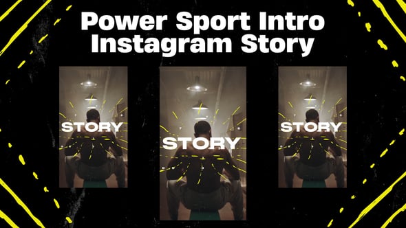 Videohive Power Sport Intro Instagram Story & Reels