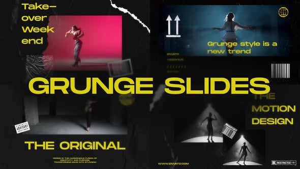 Videohive Grunge Slides 59769147