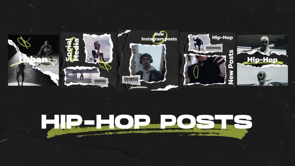 Videohive Hip-Hop Instagram Posts