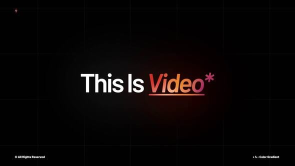 Videohive Text Preset | After Effects