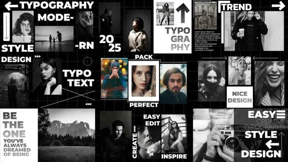 Videohive Typography Slides 1.0 | AE 59641725