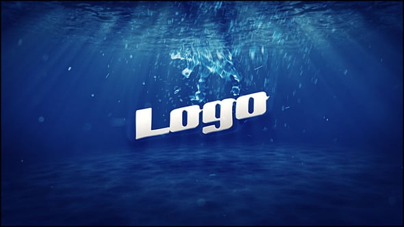 Videohive Underwater Logo Animation 59722390