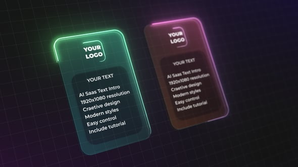 Videohive AI SaaS Text Intro | AE