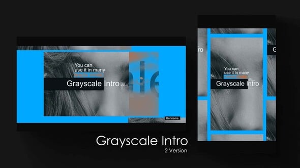 Videohive Grayscale Intro