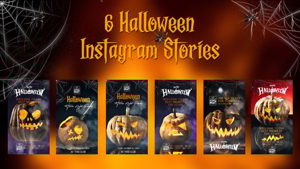 Videohive Halloween instagram stroies