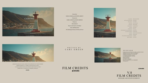 Videohive Film Credits V.8