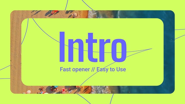 Videohive Fast Intro | After Effects