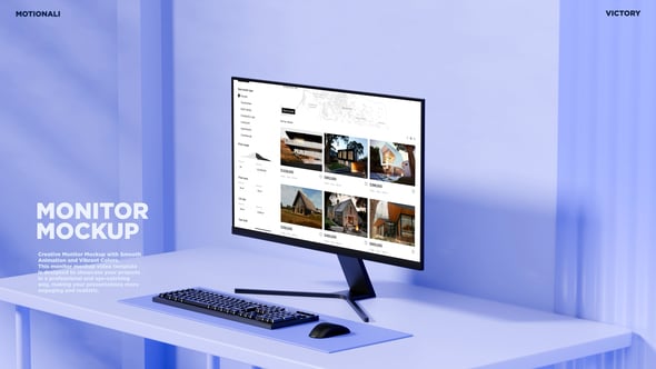 Videohive Monitor mockup 59862961