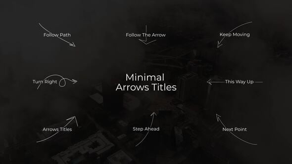 Videohive Minimal Arrows Titles
