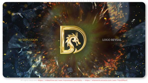 Videohive 3D Explosion Logo Reveal