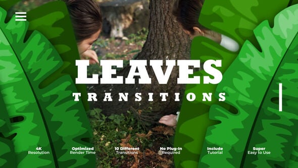 Videohive Leaves Transitions