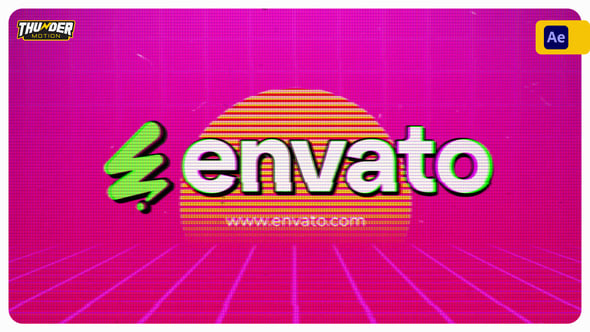 Videohive Retro VHS Glitch Intro