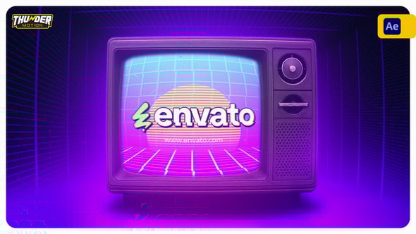 Videohive Retro TV Intro 59674683