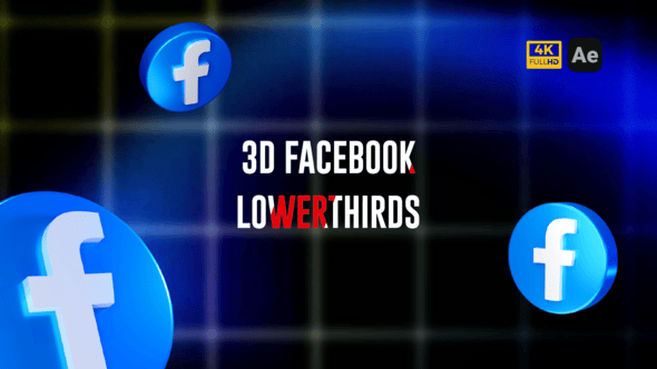 Videohive 3D Facebook Like Banner
